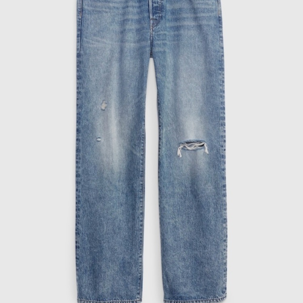 Organic cotton 90s loose jeans Gap